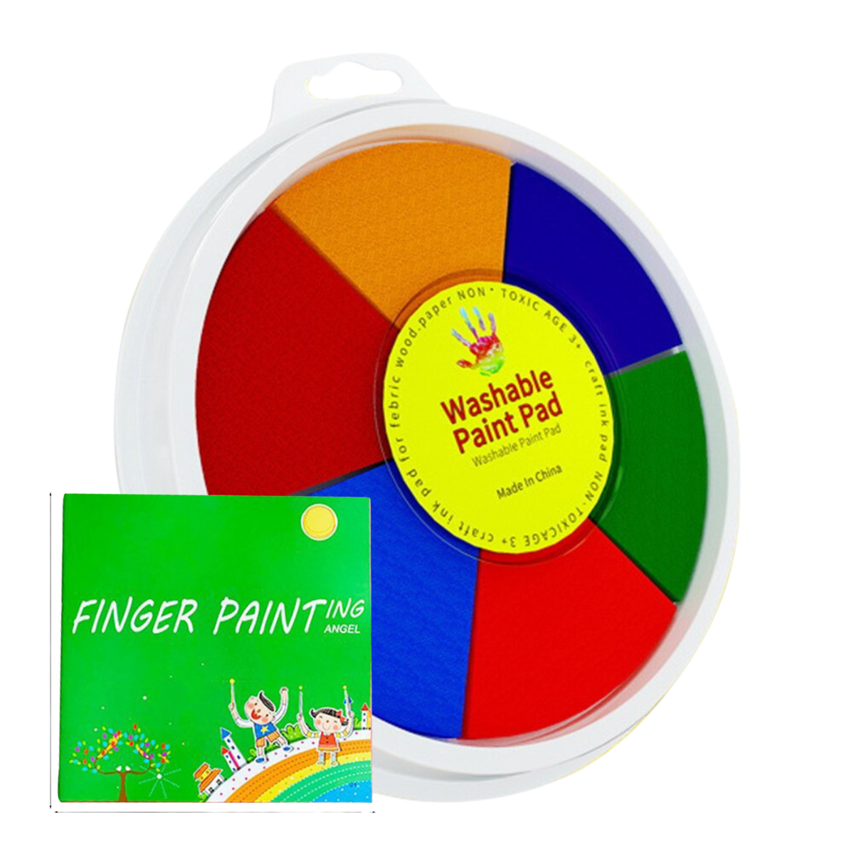 Zestaw farb palcowych dla dzieci - ColourPower-Zestaw 6 kolorów-Trend Polska