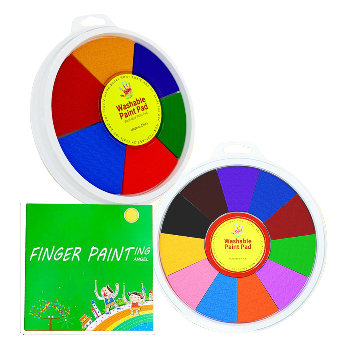 Zestaw farb palcowych dla dzieci - ColourPower-Zestaw 6 kolorów-Trend Polska