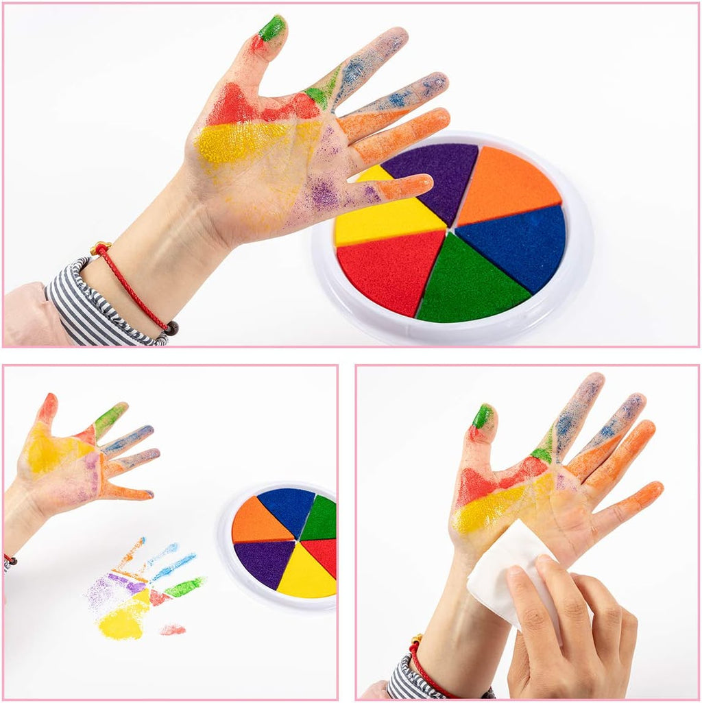 Zestaw farb palcowych dla dzieci - ColourPower-Zestaw 6 kolorów-Trend Polska