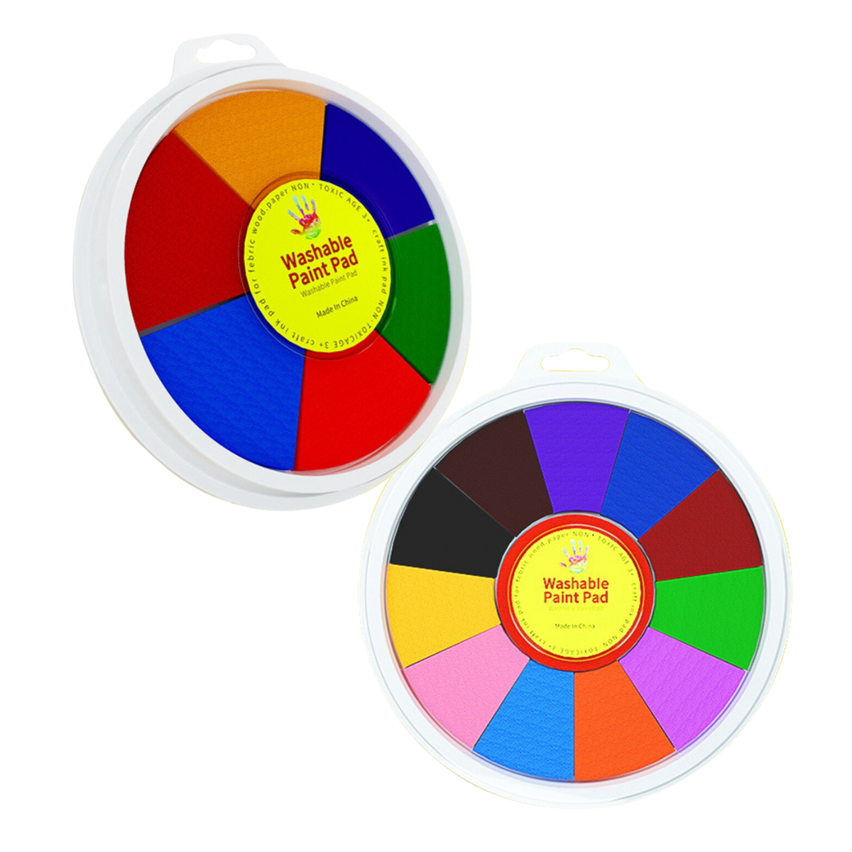Zestaw farb palcowych dla dzieci - ColourPower-Zestaw 2 (6 + 12 kolorów)-Trend Polska