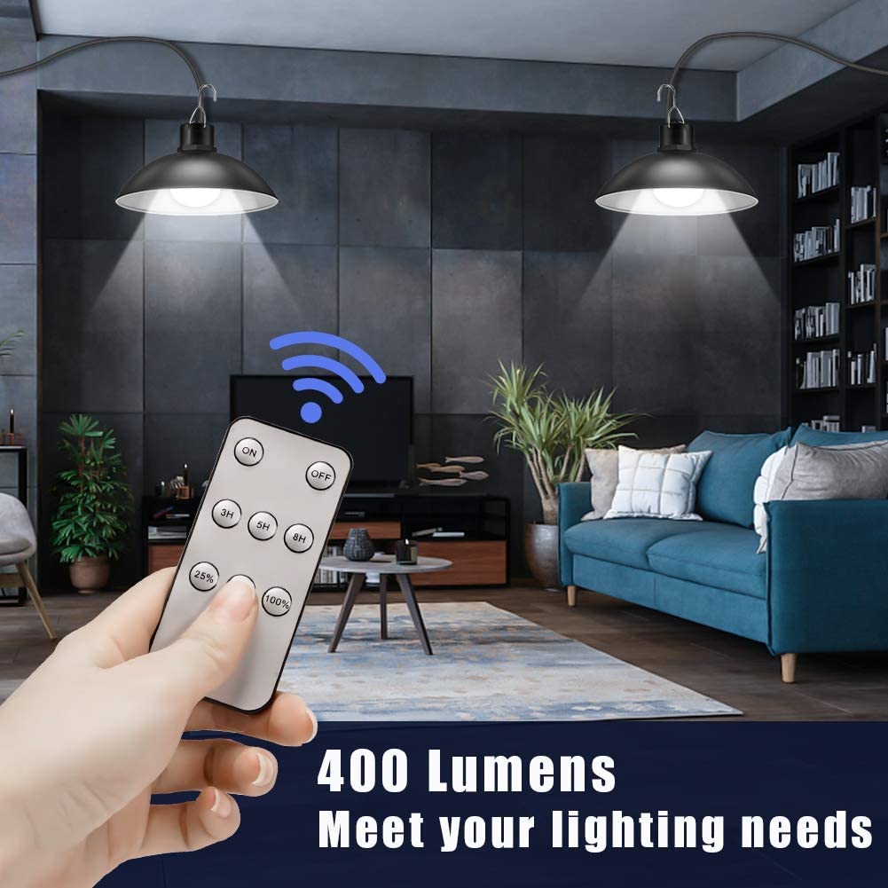 Zestaw Lamp LED solarnych bezprzewodowych z pilotem – TwinRay-Trend Polska