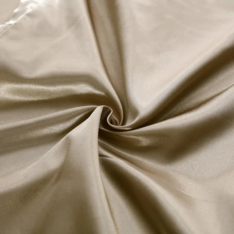 Zestaw luksusowej pościeli - SilkEssence-Księżycowy błękit-90 x 200 cm-Trend Polska
