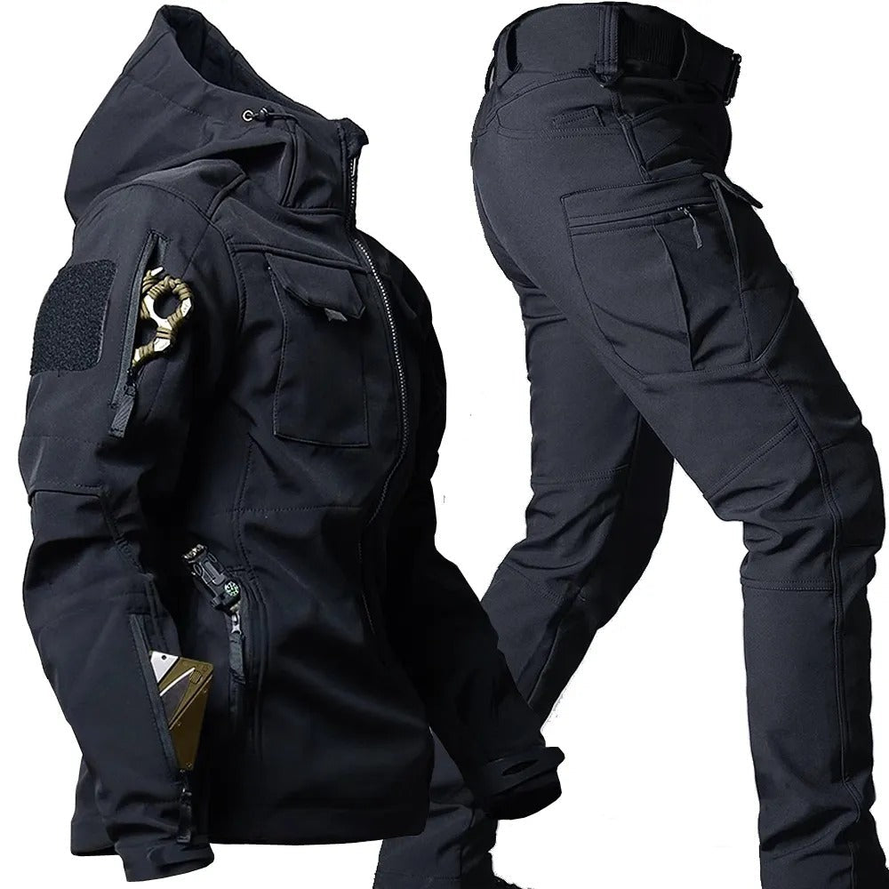 Zestaw Outdoor dla Mężczyzn - Max-Czarny-S-Trend Polska