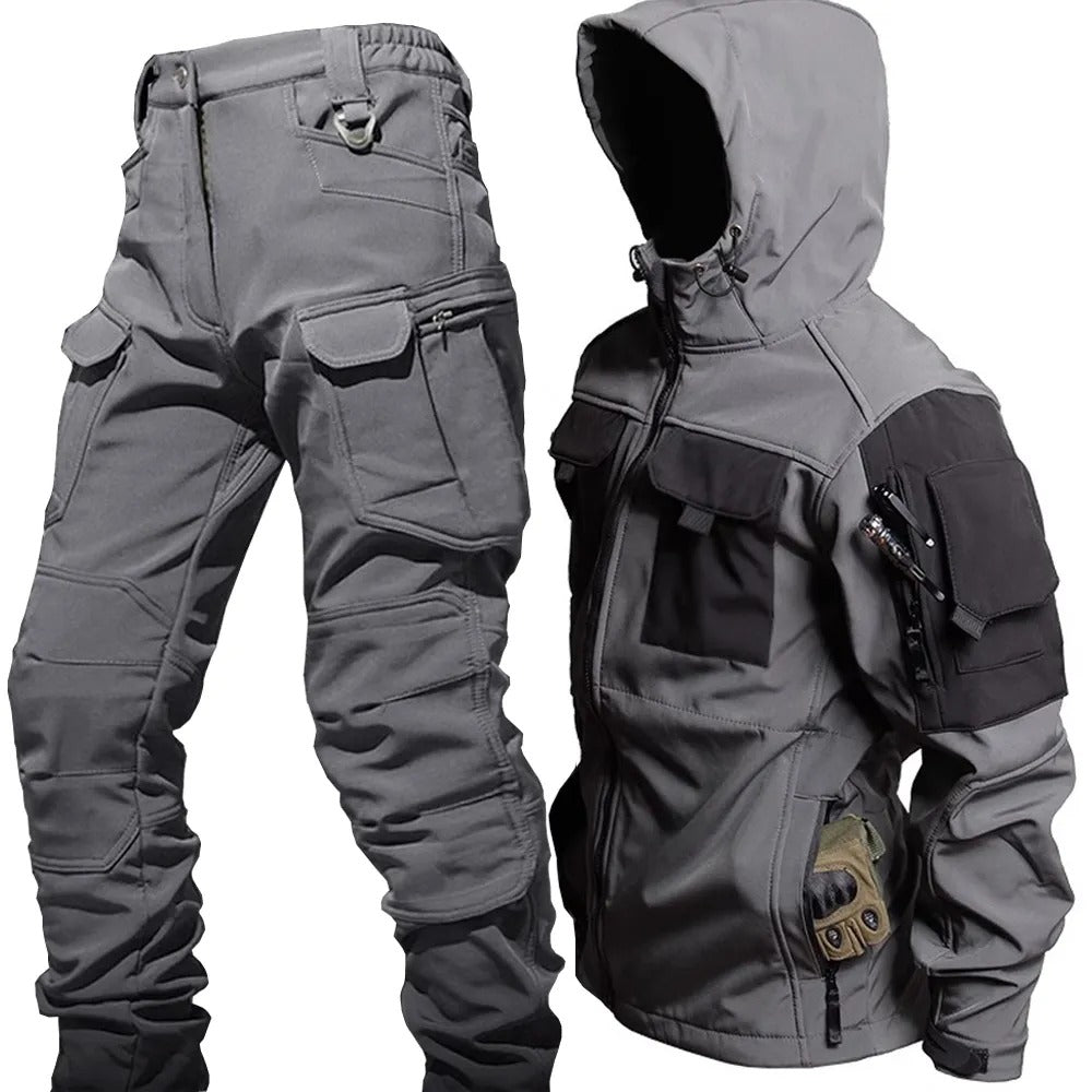Zestaw Outdoor dla Mężczyzn - Max-Szary-S-Trend Polska