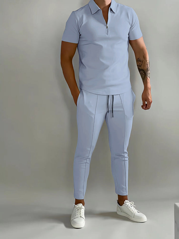 Zestaw treningowy Sportowy - ActiveElite-Jasnoniebieski-S-Trend Polska