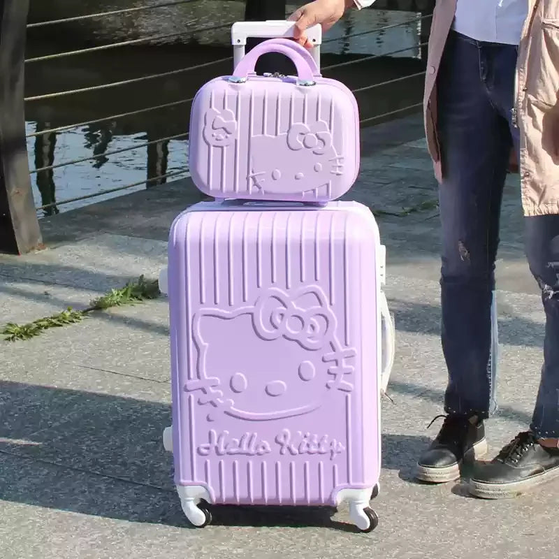 Zestaw walizek twardych – Kyoto-Lila-S (39 L)-Trend Polska