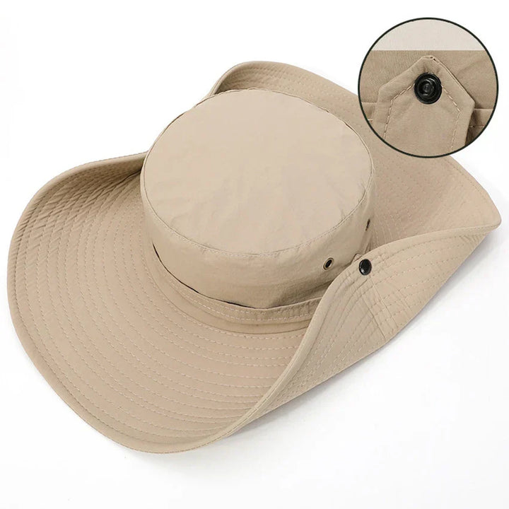 Zewnętrzny kapelusz letni z chin strap i materiałem wodoodpornym – Ranger-Khaki-Trend Polska