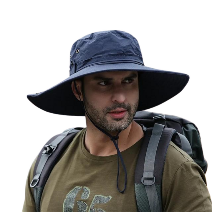 Zewnętrzny kapelusz letni z chin strap i materiałem wodoodpornym – Ranger-Khaki-Trend Polska