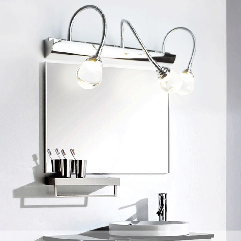 Zgięta lampa ścienna LED – Arcus-3 lampy-Białe światło-40 cm-Trend Polska