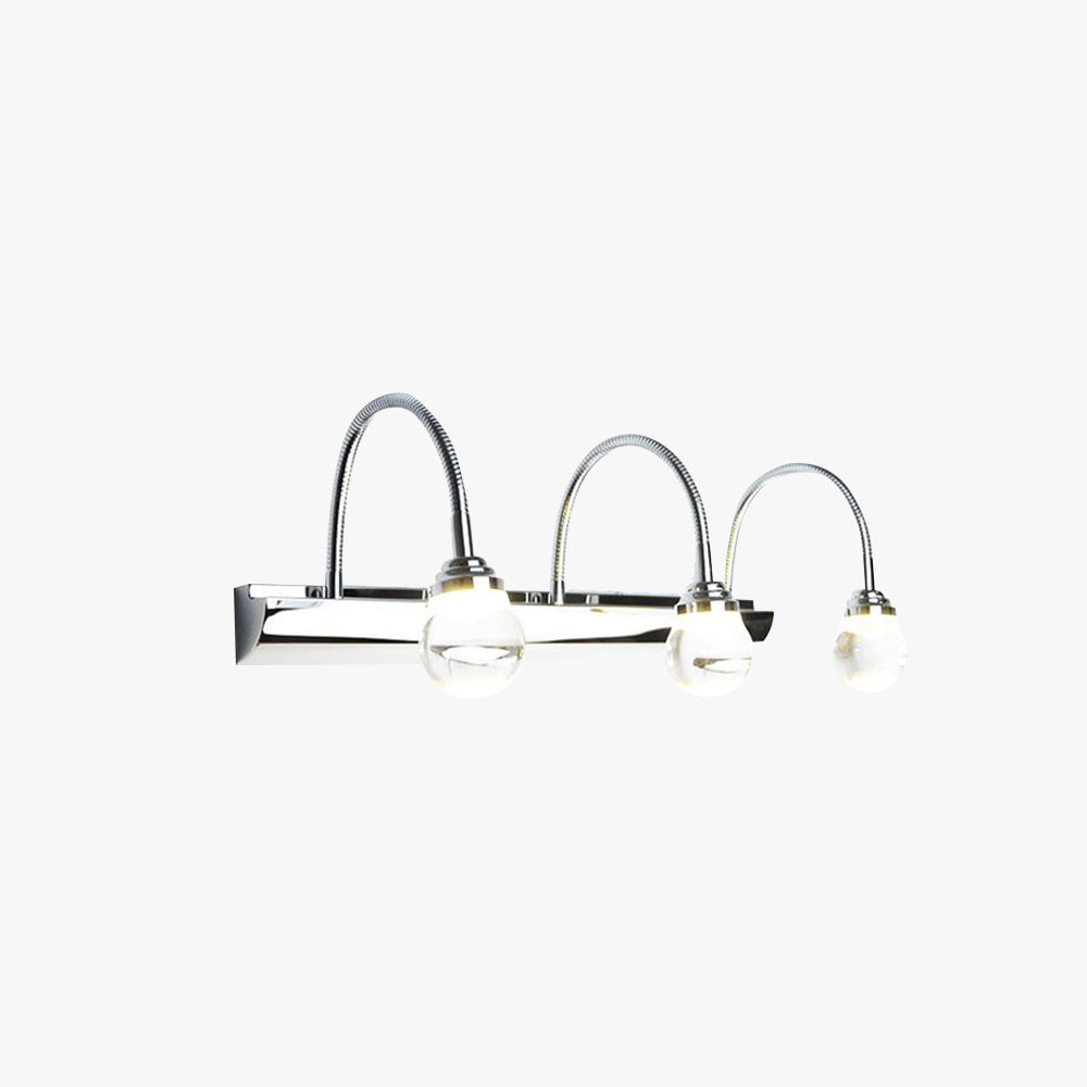Zgięta lampa ścienna LED – Arcus-2 lampy-Białe światło-40 cm-Trend Polska