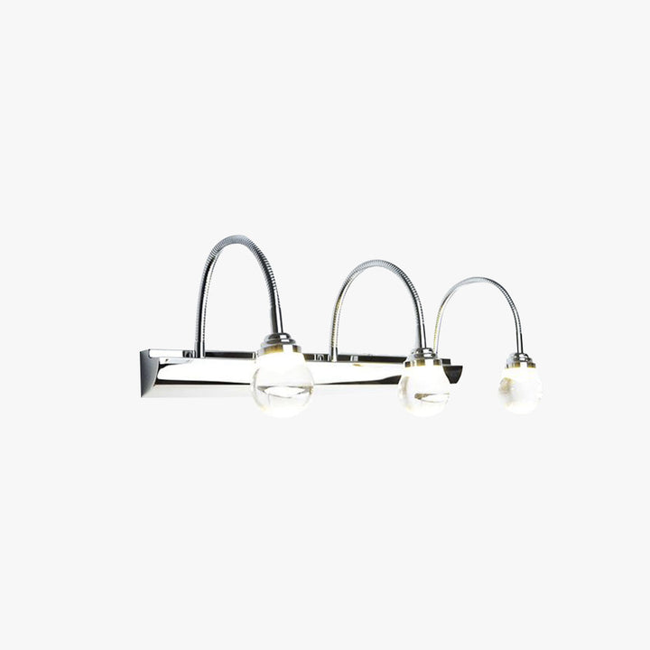 Zgięta lampa ścienna LED – Arcus-2 lampy-Białe światło-40 cm-Trend Polska