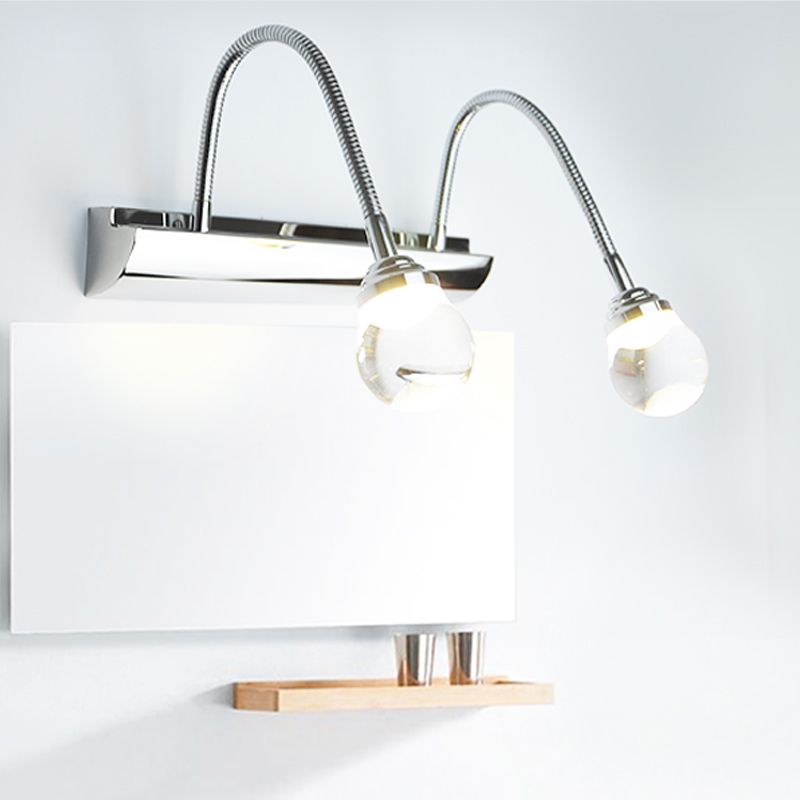 Zgięta lampa ścienna LED – Arcus-2 lampy-Białe światło-40 cm-Trend Polska