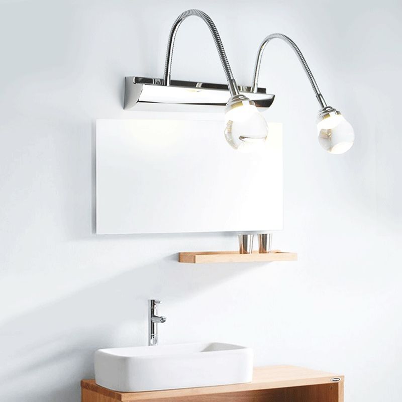 Zgięta lampa ścienna LED – Arcus-2 lampy-Białe światło-40 cm-Trend Polska