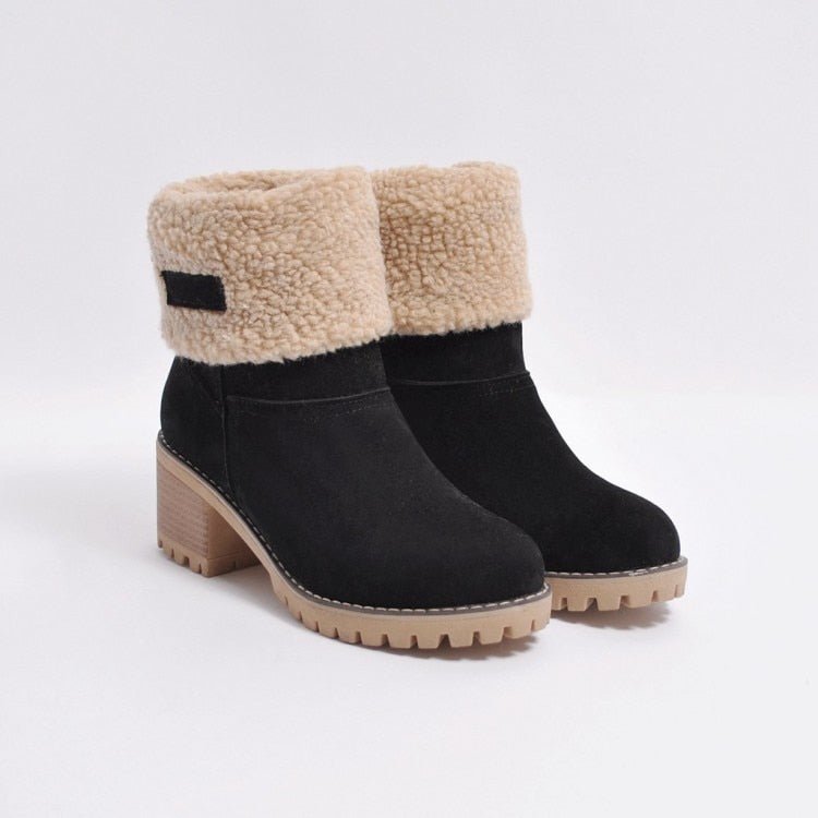 Zimowe buty z obcasem - Sophia Winterboots-Czarny-35-Trend Polska