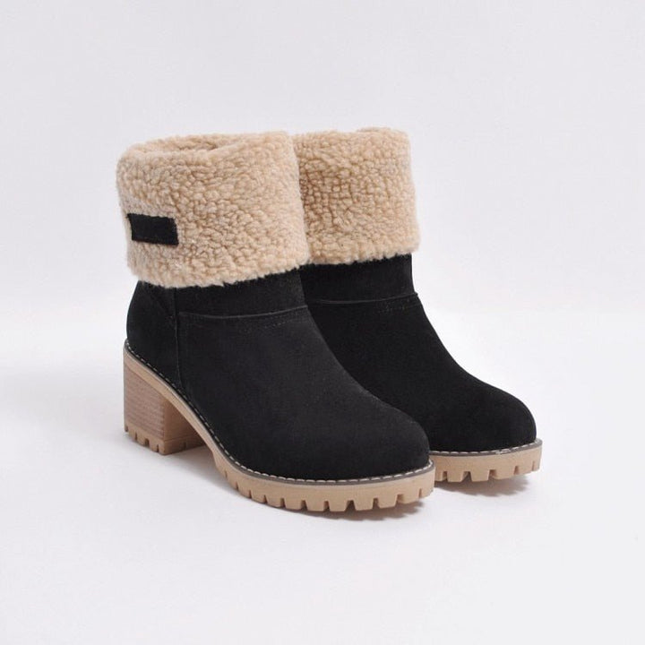 Zimowe buty z obcasem - Sophia Winterboots-Czarny-35-Trend Polska