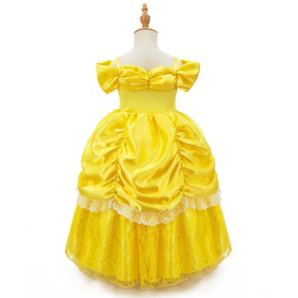 Zółta księżniczka zestaw dla dzieci – Bellezia-1-100 cm-Trend Polska