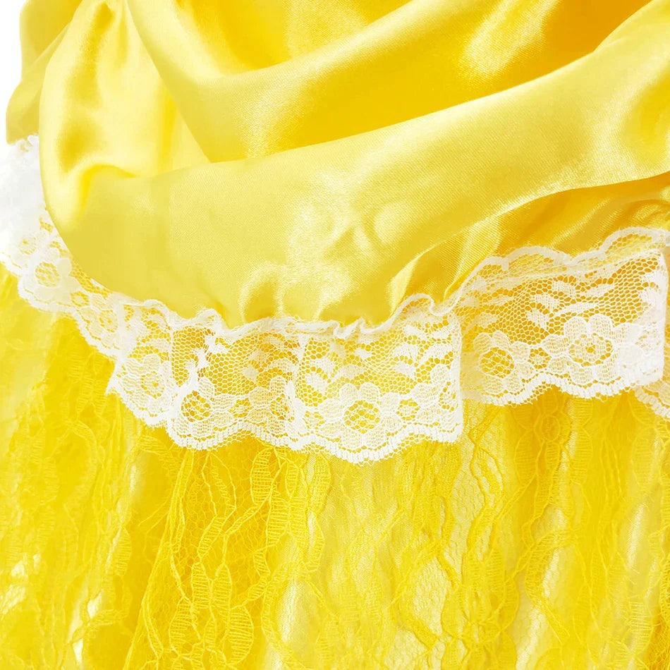 Zółta księżniczka zestaw dla dzieci – Bellezia-1-100 cm-Trend Polska