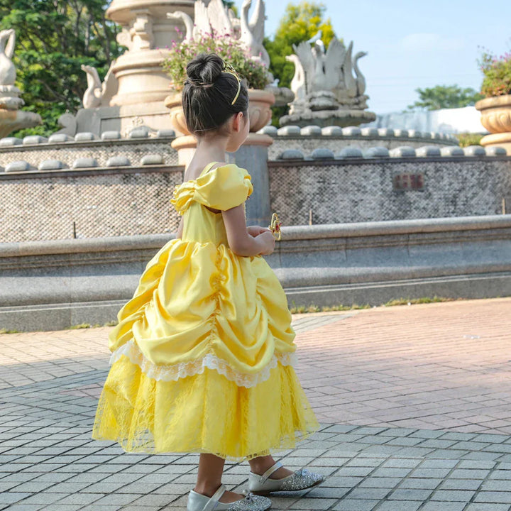 Zółta księżniczka zestaw dla dzieci – Bellezia-1-100 cm-Trend Polska