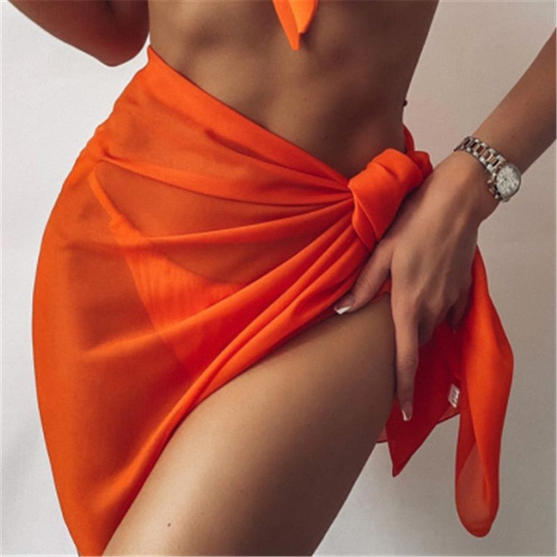 Zrównoważony bikini z wygodnym krojem – Selina-Pomarańczowy-XS-Trend Polska