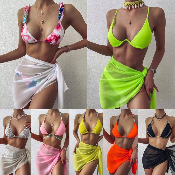 Zrównoważony bikini z wygodnym krojem – Selina-Szary-XS-Trend Polska